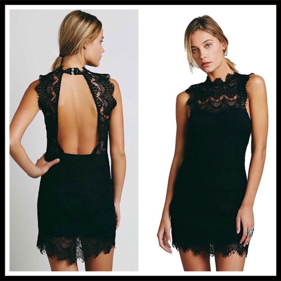 FREE PEOPLE BOHO CROCHET LACE MINI TANK DRESS A3C - Picture 2 of 13